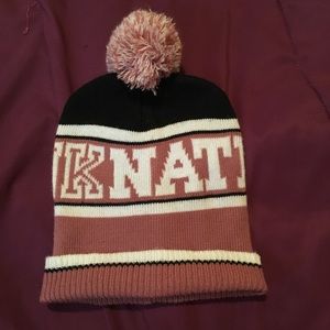 Pink Victoria’s Secret beanie